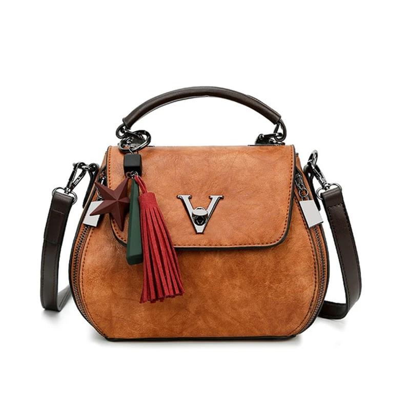 Luxury Genuine Leather Womens Shoulder Crossbody Bag