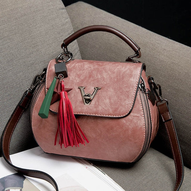 Luxury Genuine Leather Womens Shoulder Crossbody Bag