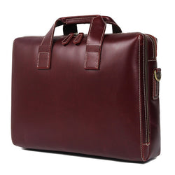 Men's Messenger Bag Laptop handbag 100% Real Leather Briefcases