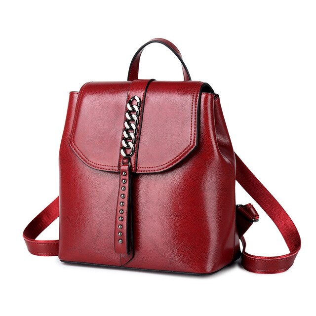 Womens Backpack High Quality Spilt Leather Fashion Backpack