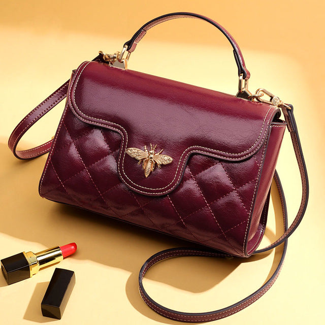 Womans Classy Genuine Leather Crossbody Bag & Messenger Bags