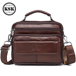 Men's Genuine Leather Bag Messenger Bag