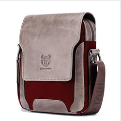 Mens Messenger Bag , Genuine Leather Shoulder Bags Business Crossbody Casual Bag