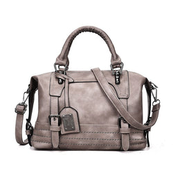 Womens Vintage  Leather Crossbody Shoulder Bag