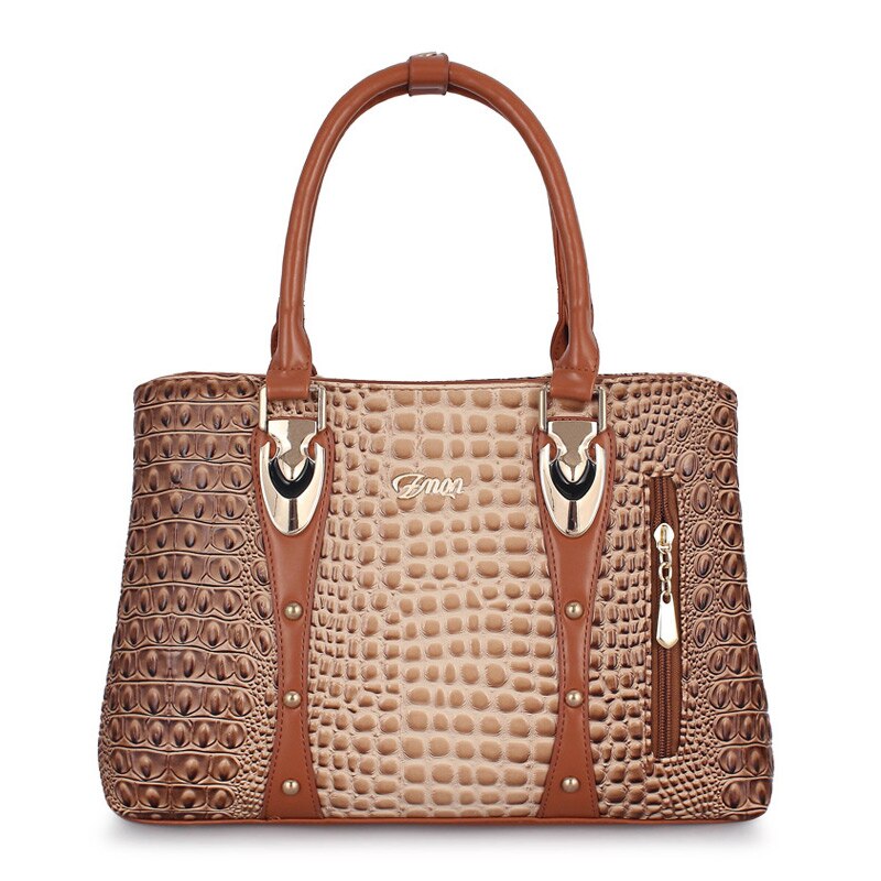 Famous Women Crocodile Leather Bag