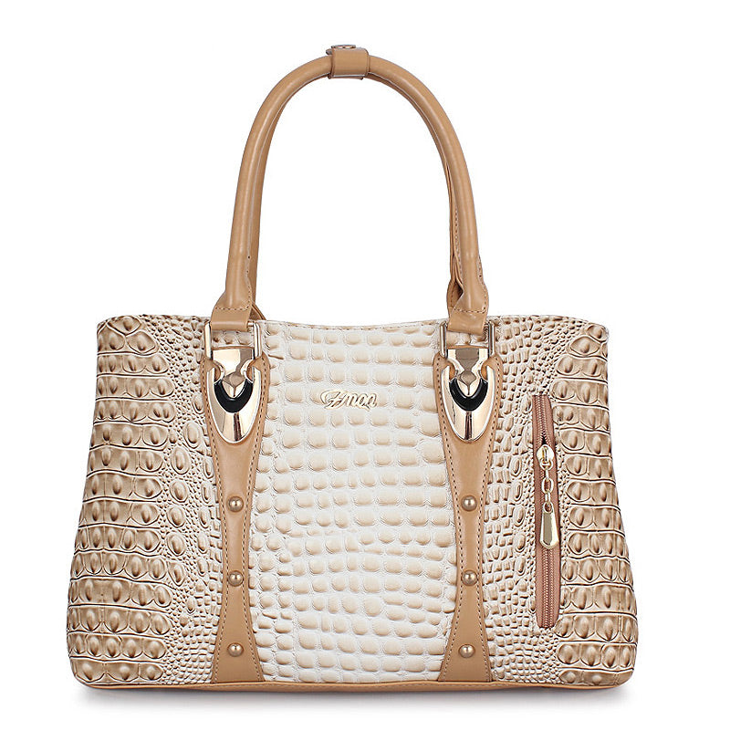 Famous Women Crocodile Leather Bag