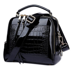 Classy High Quality Patent Leather Womens Handbag