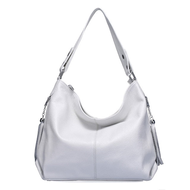 Women Fashion Handbag Elegant Ladies Hobo Shoulder Bag Messenger Purse Satchel White