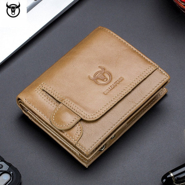 Men Wallet Genuine Leather Men's Purse Design male Wallets With Zipper Coin Pocket Card Holder Luxury Wallet