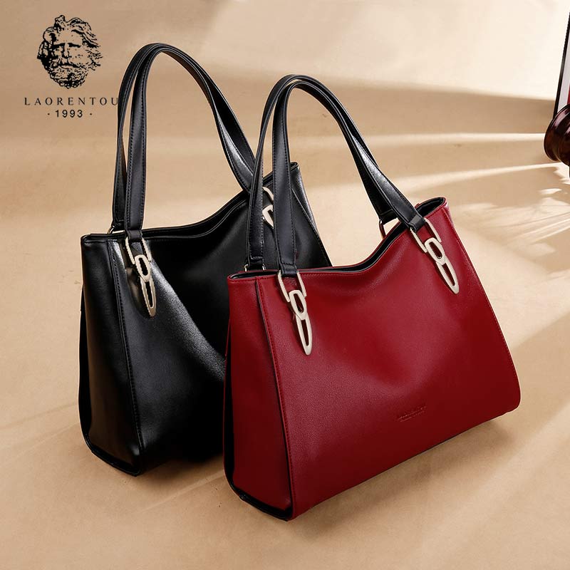 Women Leather Bag Classy Chic Tote Shoulder Bags Female Large Capacity Tote & Woman Handbag Lady Luxury Handbags