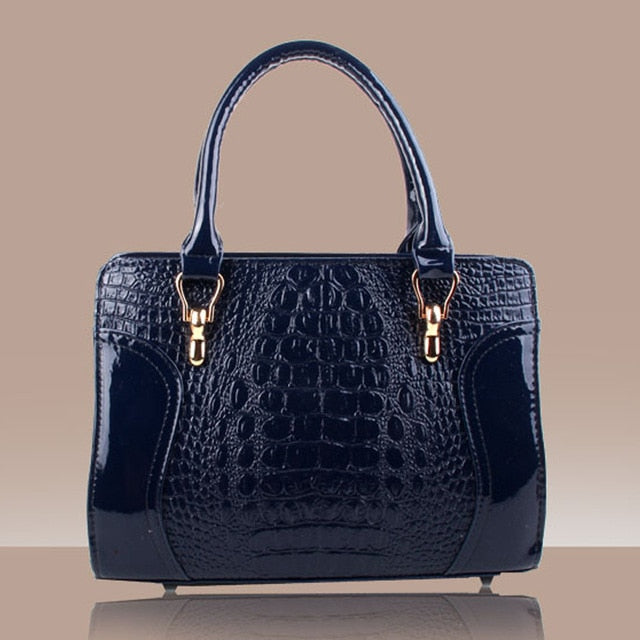 Crocodile Women Handbag PU Leather over Shoulder