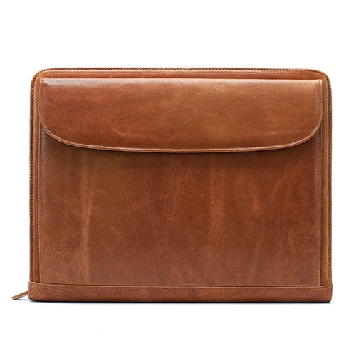Men Clutch Bags Document Bag A4 File Folder Bags Real Leather Clutch Card Ipad Men's Bag Portfolio Storage