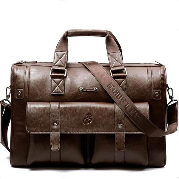 Men's Briefcase Male Shoulder Bag Real Leather Men Messenger Bag Travel Computer Bag