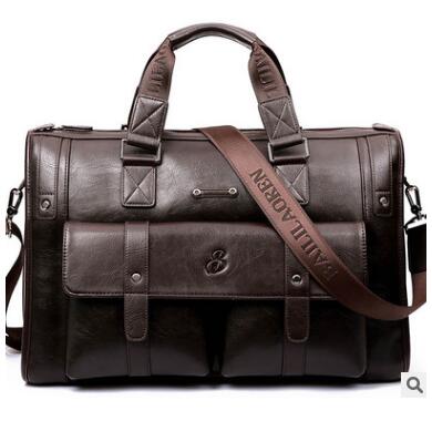 Men's Cow Genuine Briefcase Male Shoulder Bag Real Leather Men Messenger Bag Travel Computer Bag