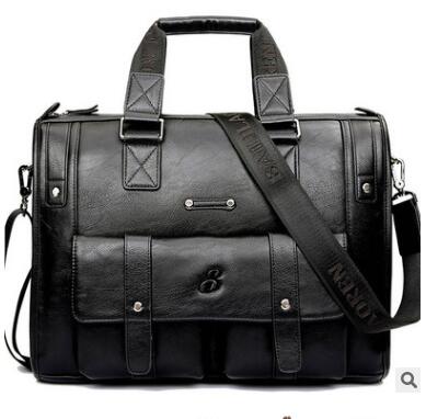 Men's Briefcase Male Shoulder Bag Real Leather Men Messenger Bag Travel Computer Bag