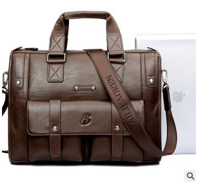 Men's Cow Genuine Briefcase Male Shoulder Bag Real Leather Men Messenger Bag Travel Computer Bag