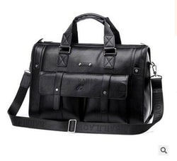 Men's Cow Genuine Briefcase Male Shoulder Bag Real Leather Men Messenger Bag Travel Computer Bag