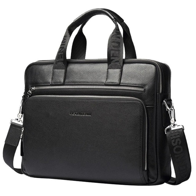 Men's Business Briefcases 14" Laptop Handbag Men's Business Crossbody Bag Messenger/Shoulder Bag