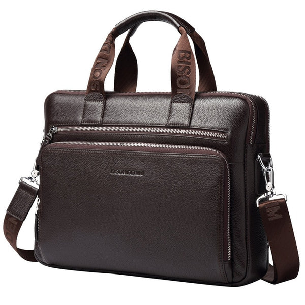 Men's Business Briefcases 14" Laptop Handbag Men's Business Crossbody Bag Messenger/Shoulder Bag
