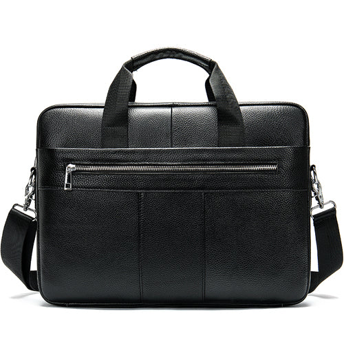 men's briefcase bag genuine leather laptop bag business office portable laptop shoulder bag