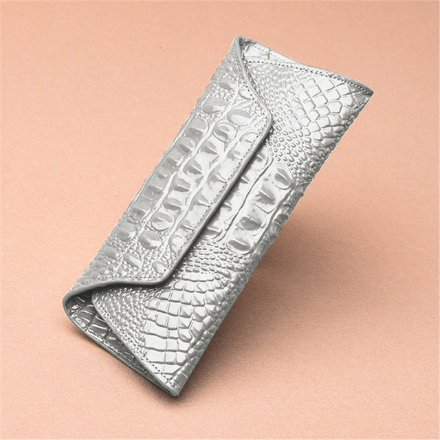 Women Wallets Long crocodile Real Leather Wallet Female Serpentine Clutch Coin Purse Card Holder