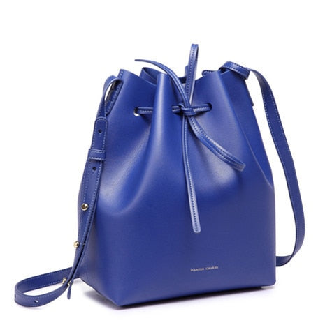 Women real leather Bucket Bag ,lady genuine leather shoulder Bags,