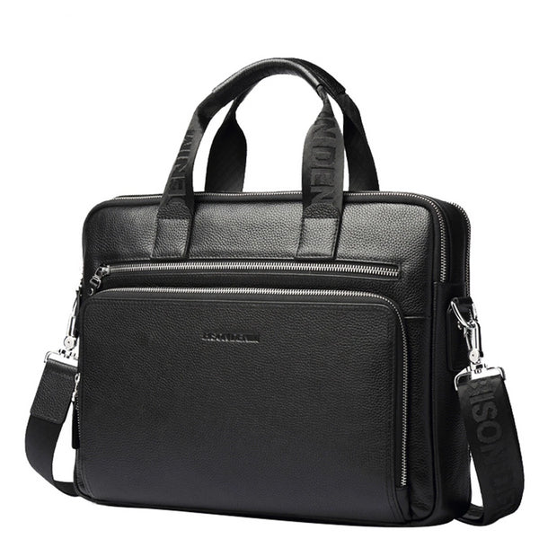 Men's Business Briefcases 14" Laptop Handbag Men's Business Crossbody Bag Messenger/Shoulder Bag